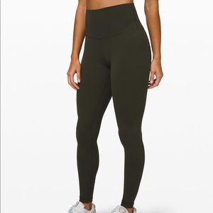 Lululemon dark green leggings